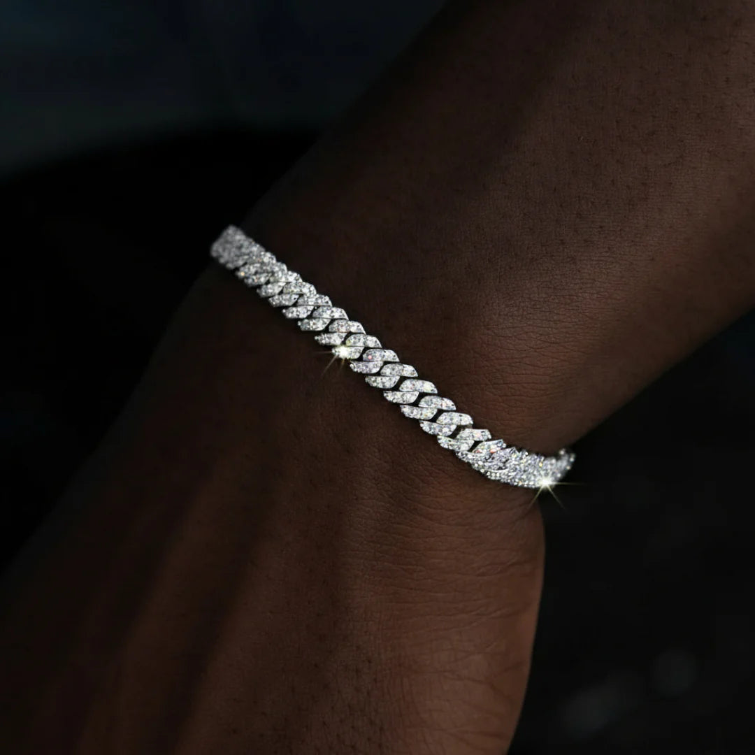 Cuban Moissanite VVS1 Bracelet